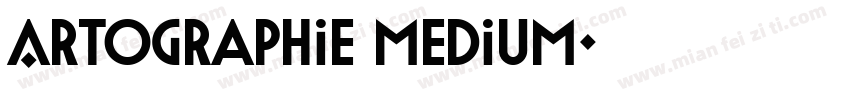Artographie Medium字体转换